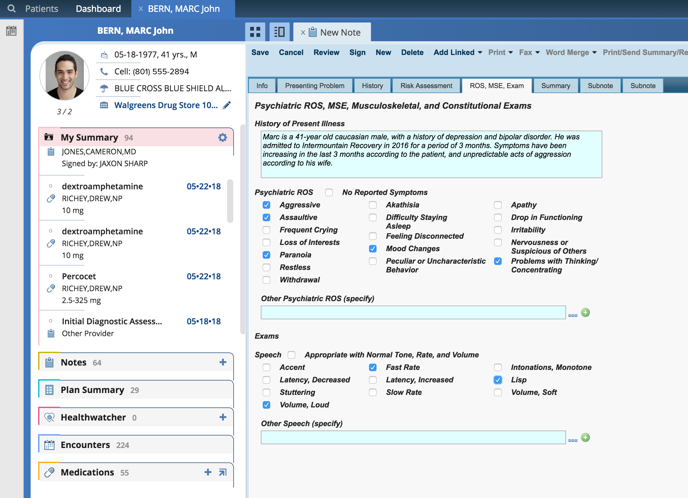 Original EHR interface showing complex navigation, outdated design patterns, and inefficient data entry workflows that healthcare professionals struggled with daily